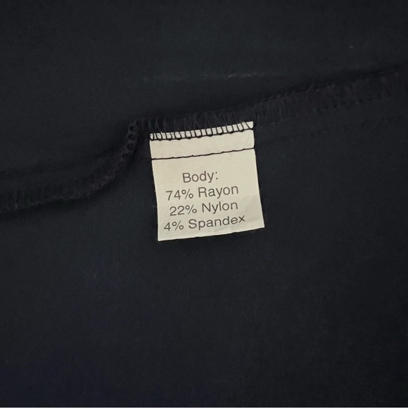 NWOT Stop Staring navy sleeveless dress stretch, high waist, Sz M runs S - Picture 4 of 6